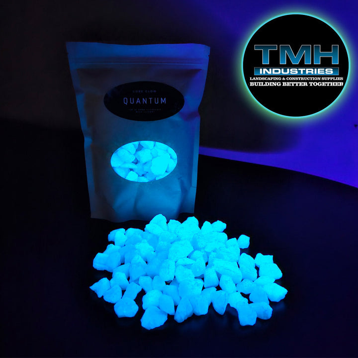 16-25MM Glow Rock 1LB Bag Blue TMH Industries