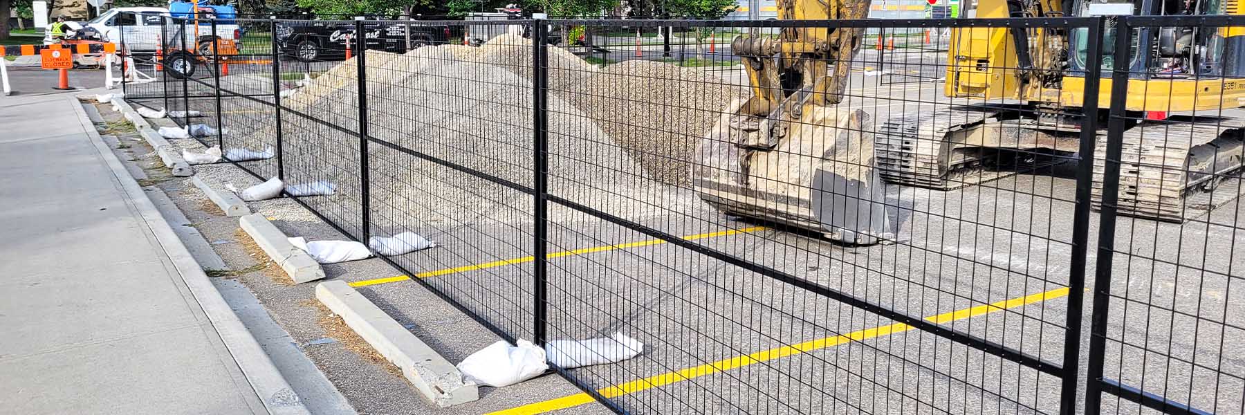 Temporary Fence Panels Rental and Purchase Calgary