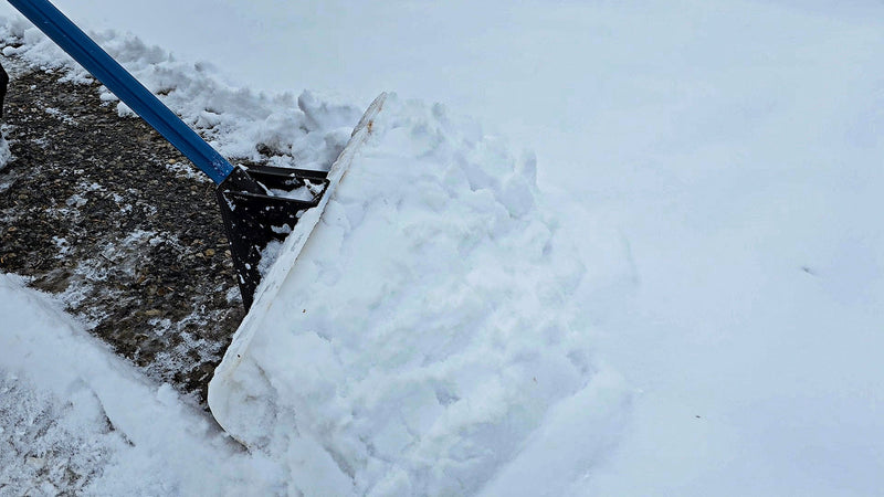 Heavy duty snow shovels available at TMH Industries Calgary for winter snow removal and landscape supply
