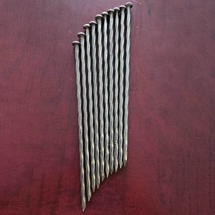 12" Spiral Nails 10pcs TMH Industries