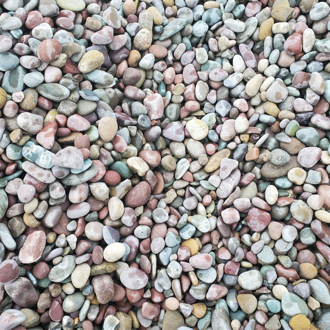 20mm Montana Rainbow Rock Bulk Bag Calgary | Decorative Stone