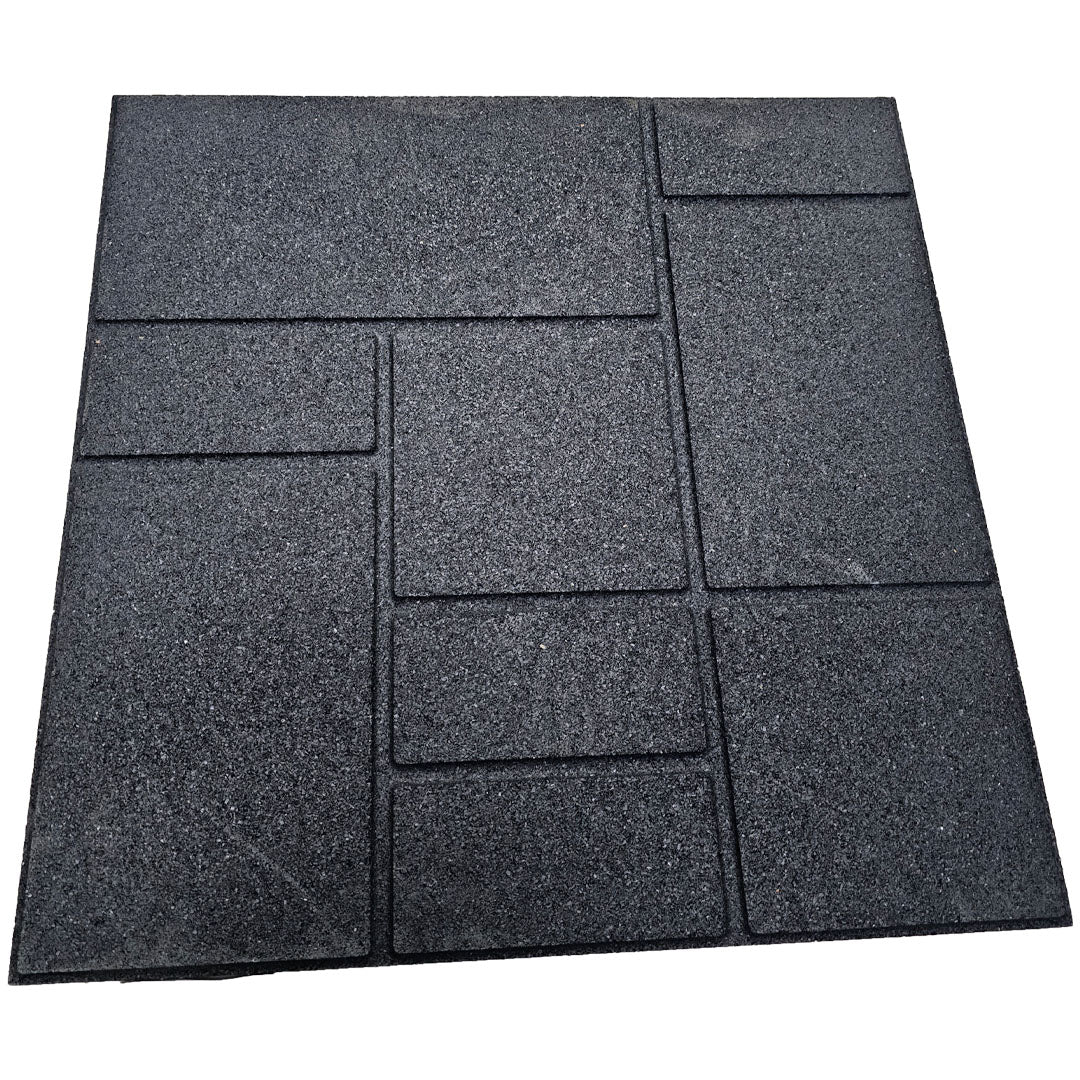 Recycled Rubber Tiles Exterior 10 Mosaic Garden Interlocking Decking