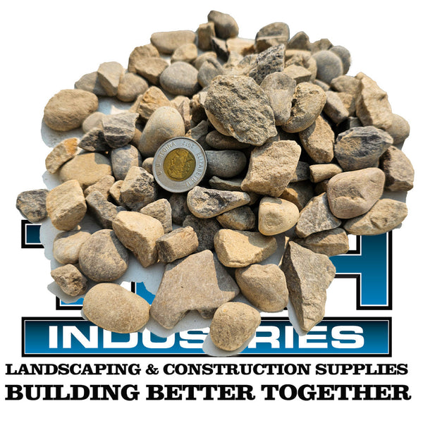 28mm Washed Drain Rock in Bulk Bags TMH Industries
