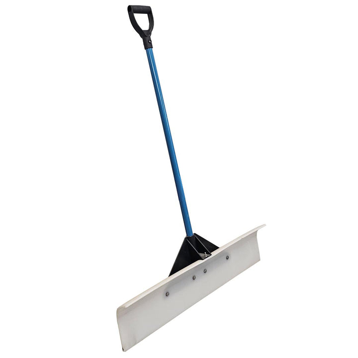 36 inch wide snow shovel for clearing large driveways and parking lots in Calgary
