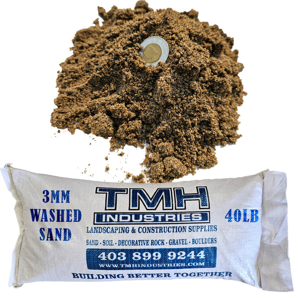 3mm Washed Sand in Bag TMH Industries