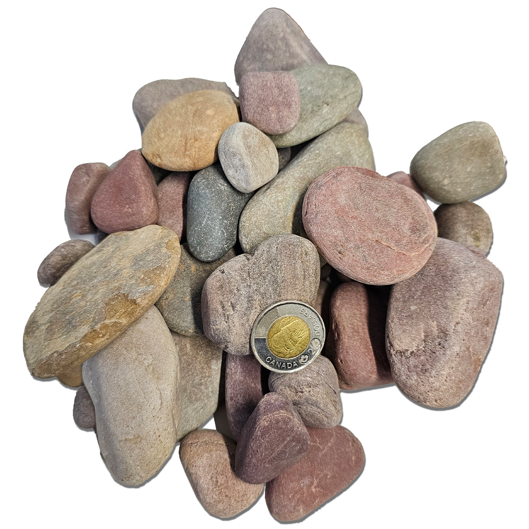 40mm Montana Rainbow Rock Bulk Bag Calgary | Landscape Stone – TMH ...