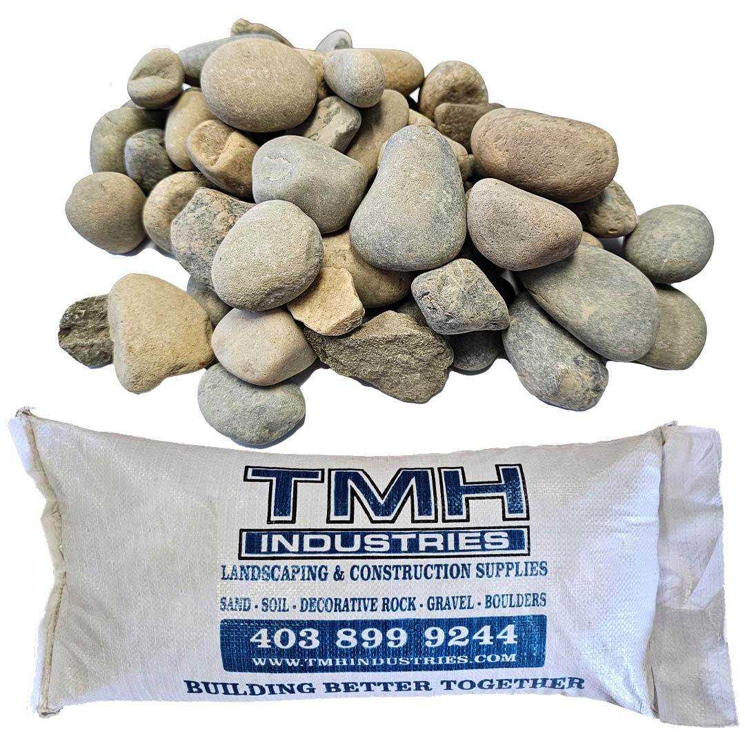 40mm Washed Round Rock 40lb Bag – Low Maintenance - Shop Now – TMH ...