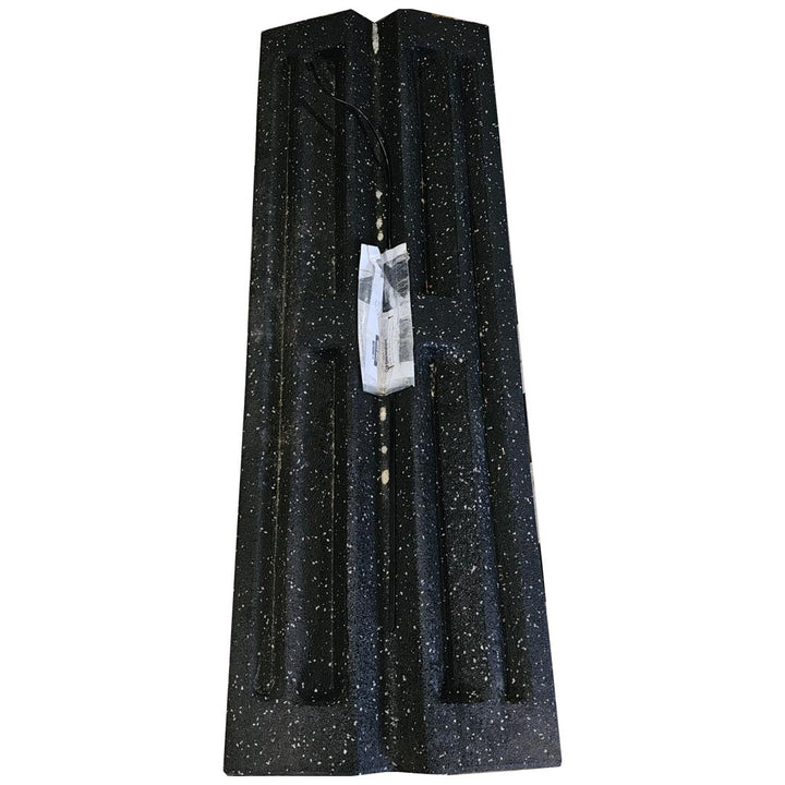 4ft rubber curb ramp for driveway vehicle protection