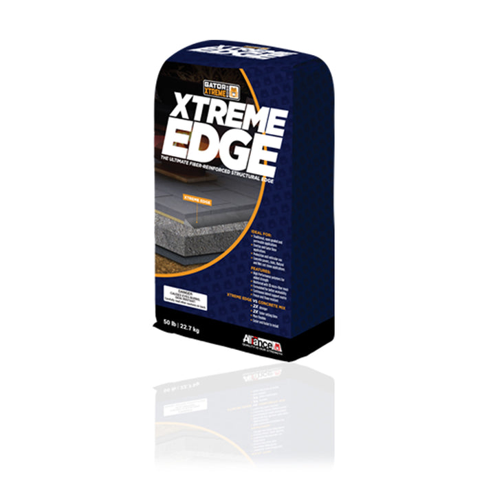 Strong support mix for paver and stone edges