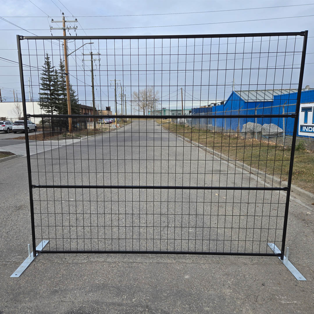 8Hx9’6L Extra-Height Temporary Fence Panel with Stand – TMH Industries ...