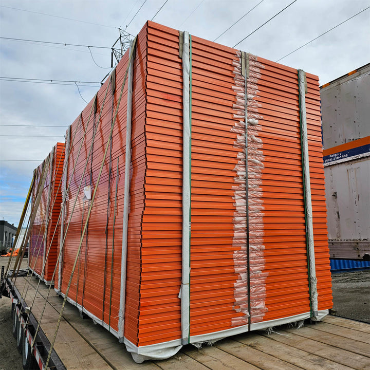 Temporary Fence Construction Panels in Orange TMH Industries