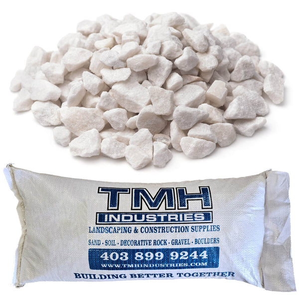 Crystal White Rock in Small Bags TMH Industries