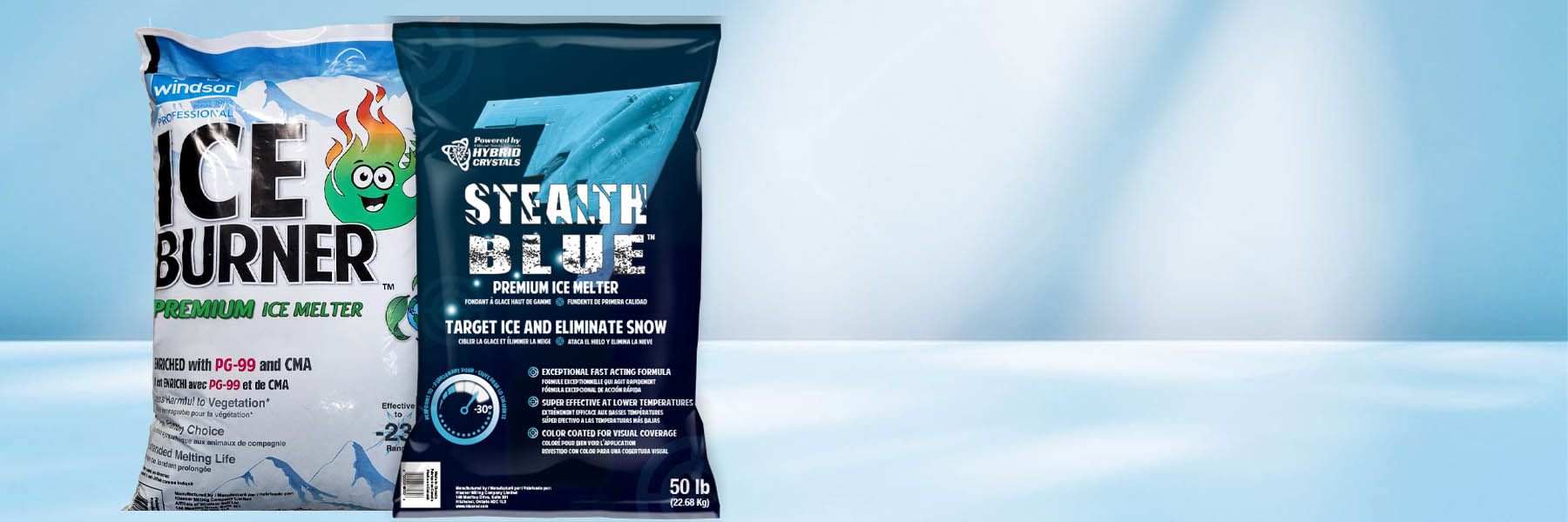 2025 2026 Early Order Discount Program Ice Burner Premium and Stealth Blue Ice Melt Calgary Pickup and Delivery