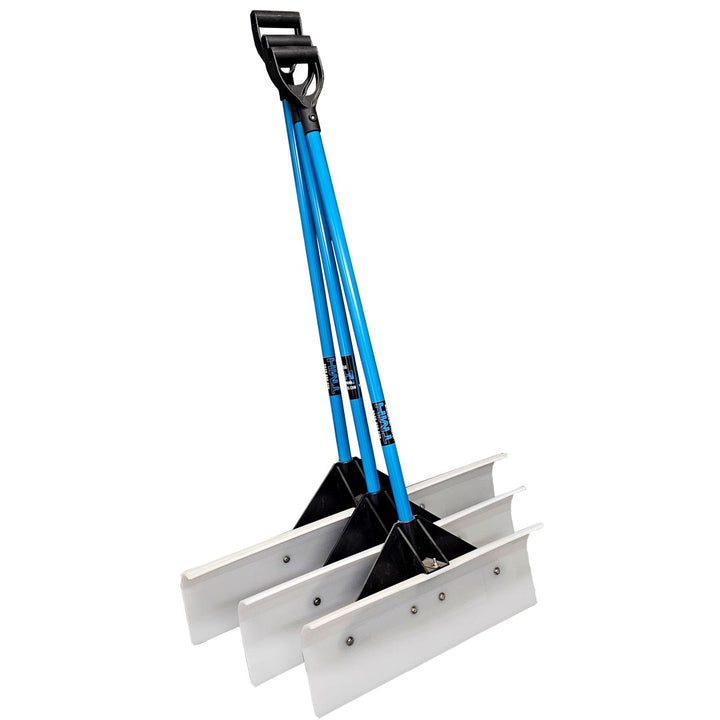 Heavy Duty Snow Shovels Calgary – TMH Industries Landscape Supply showcases 24", 30", and 36" snow shovels built for strength, efficiency, and professional winter use.