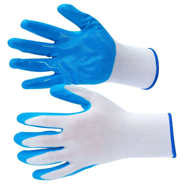 Safety Polyester Lined Nitrile Gloves TMH Industries
