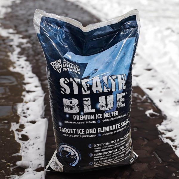 Stealth Blue Ice Melt in 50lb Bag TMH Industries