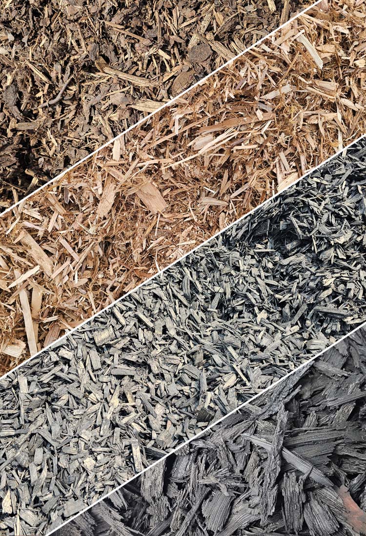High quality mulch for gardens and flower beds