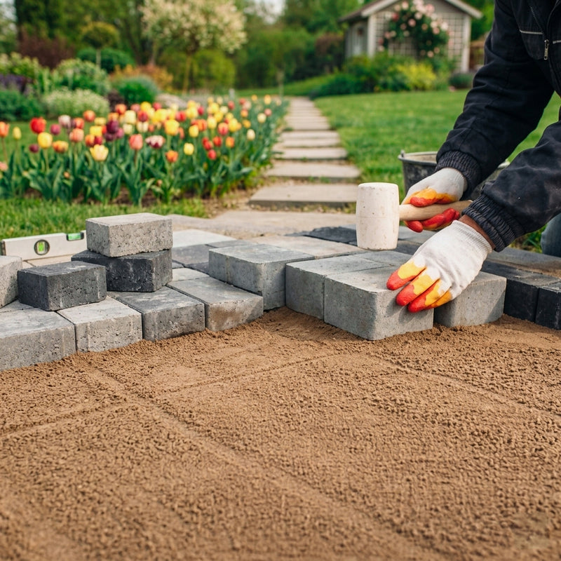 TMH Industries 5mm washed sand for leveling, paving, and landscaping projects in Calgary
