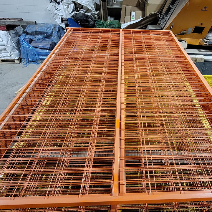 Temporary Fence Construction Panels in Orange TMH Industries