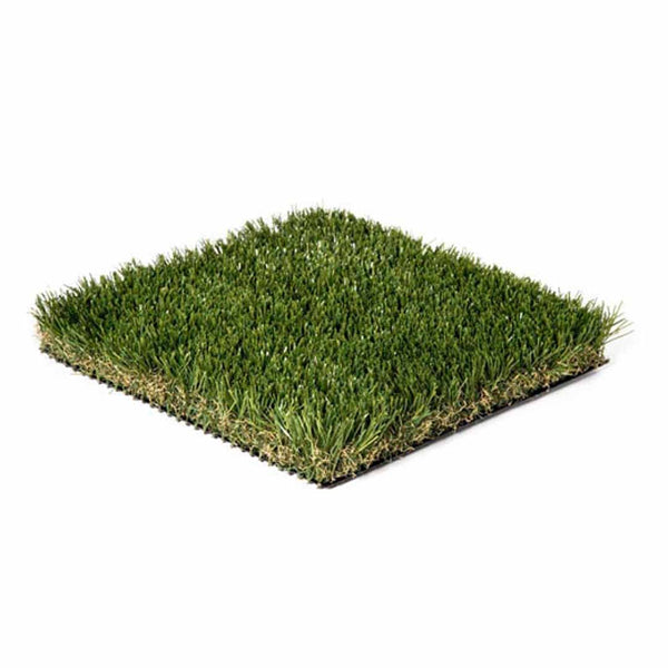 Close-up of Playscape 85 synthetic grass used for safe play surfaces