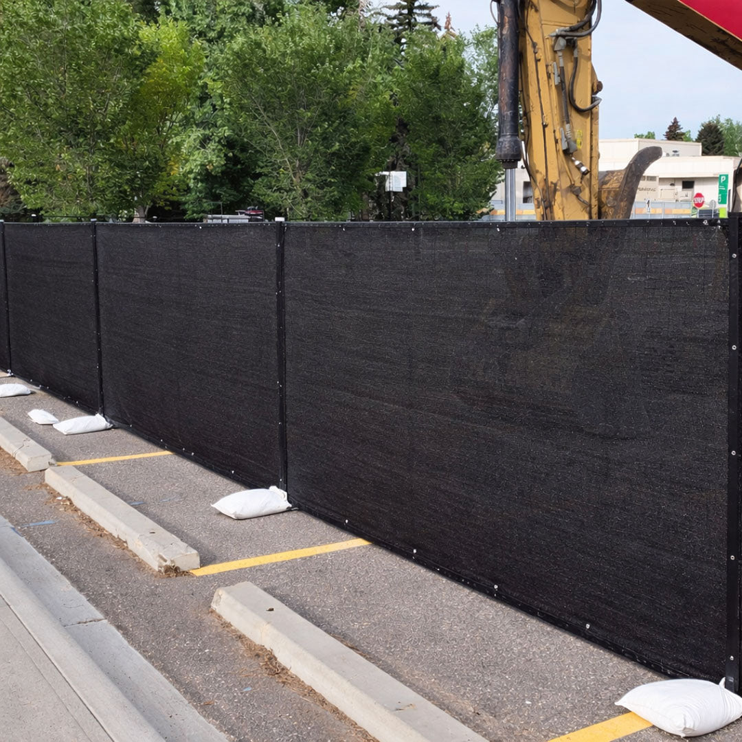 Temporary Fence Privacy Screen for Construction Sites – TMH Industries ...
