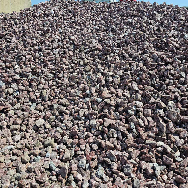 40mm purple sparkle rock for landscaping pathways and garden beds