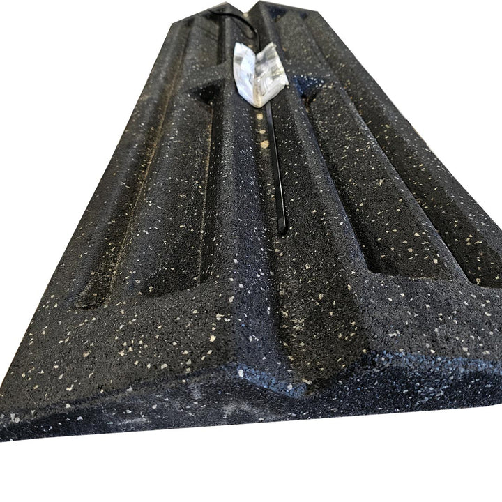 durable 4ft driveway entry ramp reduces curb impact