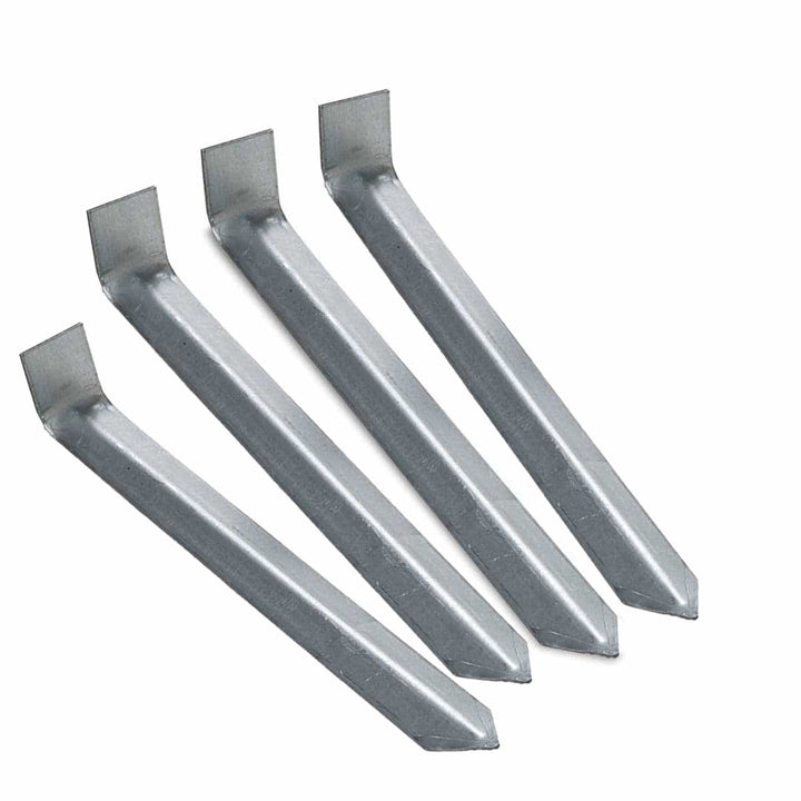 10-inch Steel Landscape Stakes used to secure garden edging in hard ground