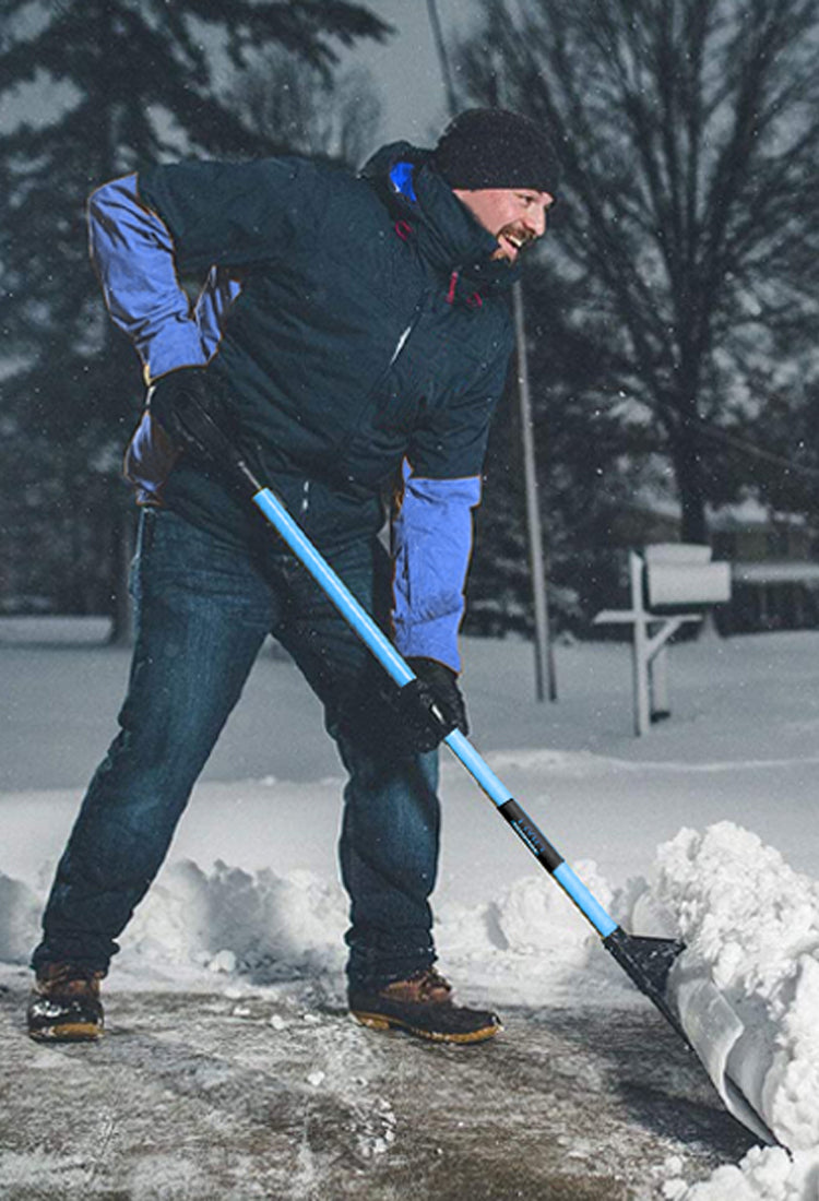 TMH Industries snow shovels for Calgary homeowners and contractors clearing snow efficiently
